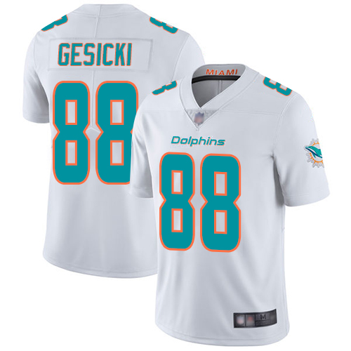 Nike Miami Dolphins #88 Mike Gesicki White Youth Stitched NFL Vapor Untouchable Limited Jersey